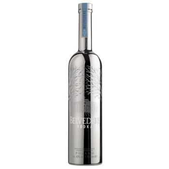 Belvedere Personalisierter Silbersäbel Leuchtend Wodka - Magnum