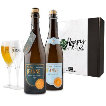 Boîte de dégustation de la bière Brut du champagne Dame Jeanne