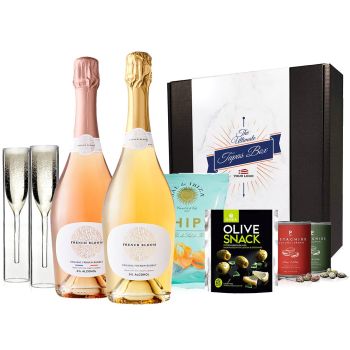French Bloom Duo Alcoholvrije Bubbels Apéro Party Box