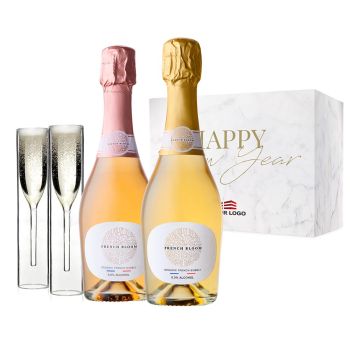 French Bloom Duo Non-Alcoholic Sparkling Set Small