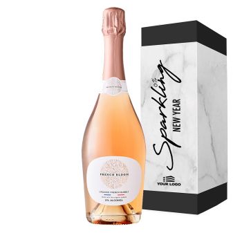 French Bloom 'Le Rosé' Alkoholfreies Schaumwein-Set