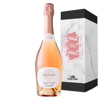 French Bloom 'Le Rosé' Alkoholfreies Schaumwein-Set