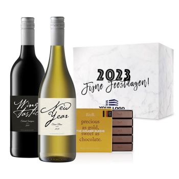 Gepersonaliseerde Wine & Chocolate Box