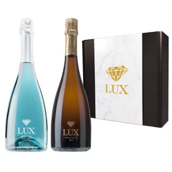 Lux Duo Brut & Ice Blue Schuimwijn Geschenk