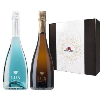 Lux Duo Brut & Ice Blue Sparkling Wine Gift Box