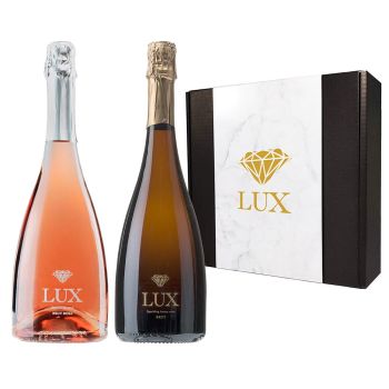 Coffret Cadeau Lux Duo Brut & Rosa Vin Mousseux
