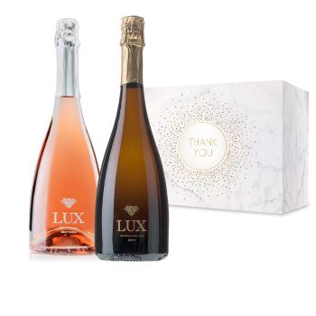 Lux Sparkling Brut & Rosé relatiegeschenk