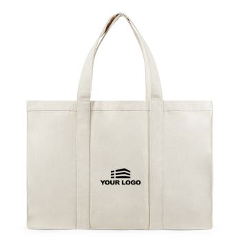Personalised Maxi Recycled Tote Bag - Off White