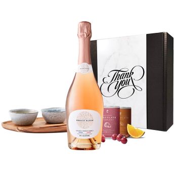 Alcoholvrije French Bloom Sparkling Le Rosé Tapas Set