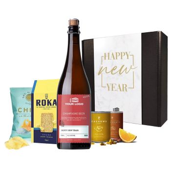 Personalised Champagne Beer Apero Box
