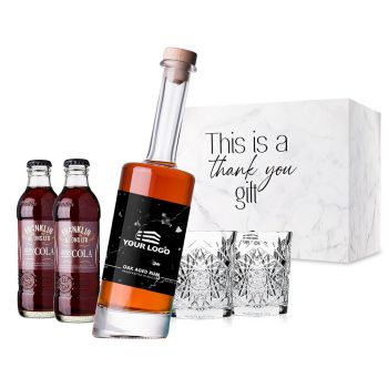 Personalised Rum Cola Premium Set