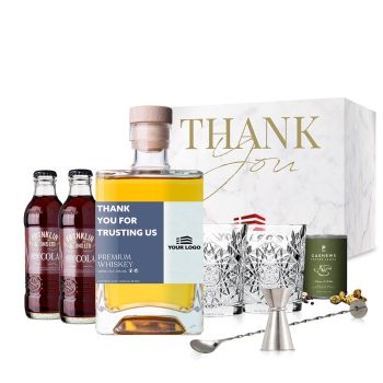Personalised Whisky Cola Cocktail Set