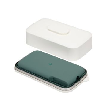 Stolp Digital Detox Box & & Batterij Bundle - Wit