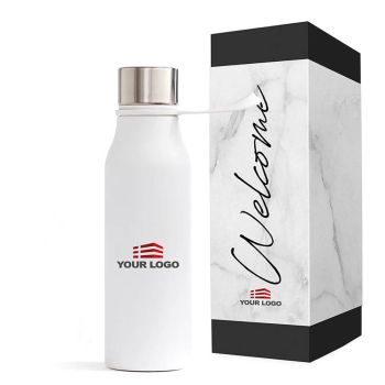 Personalised Lean Thermos - White 