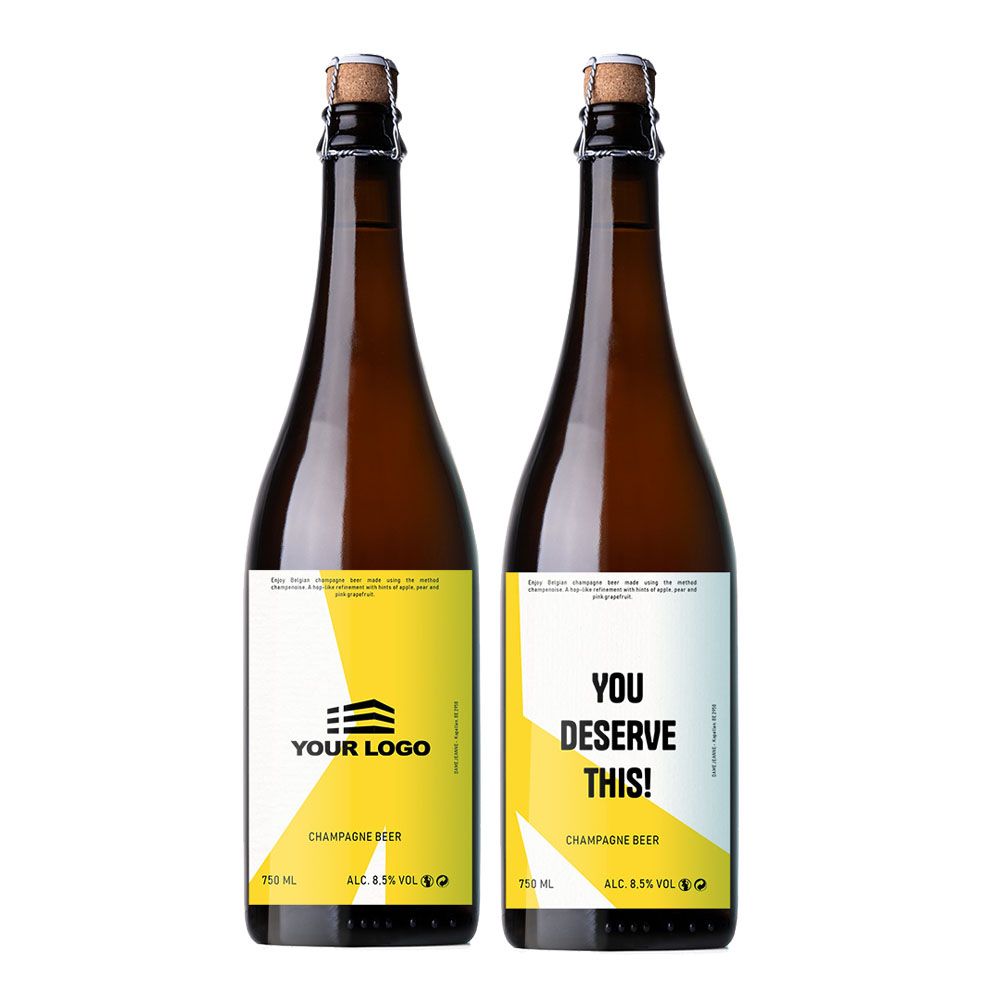 Personalised Brut Beer Duo Set
