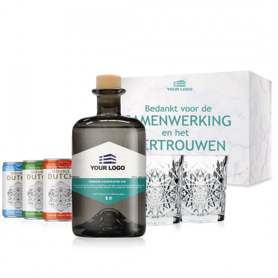 GEPERSONALISEERDE GIN TONIC COCKTAIL SET