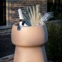 Personalised Bubalou Champ Stool & Ice Bucket - Taupe