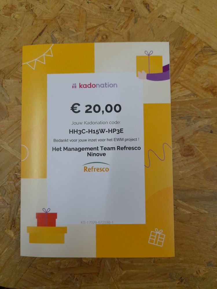 Kadonation A6 Greeting Card Recto Print - Gift