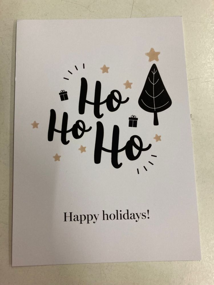 Kadonation A6 Greeting Card Recto Print - Holidays